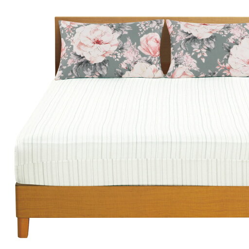 ニトリのマルチすっぽりシーツ セミダブル (ピオニー SD)(布団・寝具)