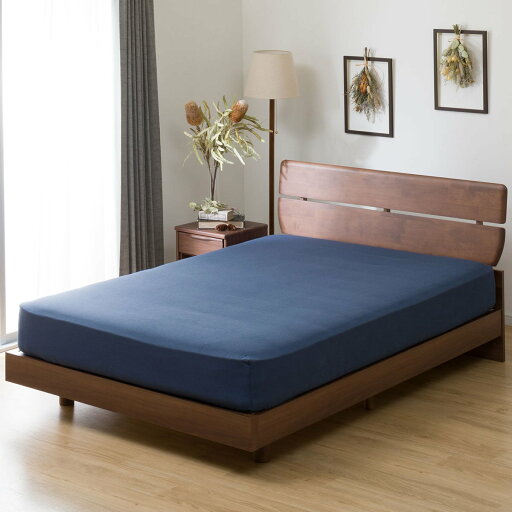 ニトリのマルチすっぽりシーツ セミダブル(メンフラノ22AW04NV SD)   【1年保証】(布団・寝具)