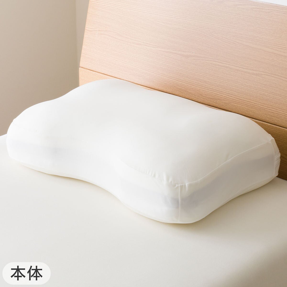 ふんわりもっちり　プレミアムまくら(P2224)+ピローパッド セット(NクールWSP S2403)