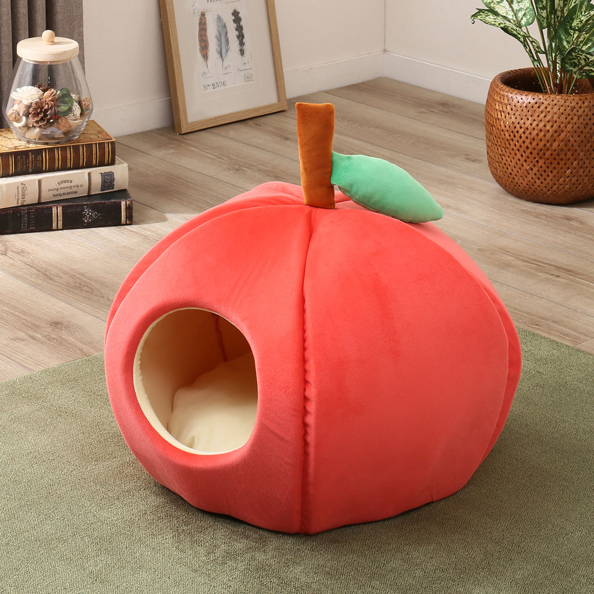 犬・猫用ペットベッド(リンゴ) ニトリ 【玄関先迄納品】 【1年保証】 〔合計金額7700円以上送料無料対象商品〕