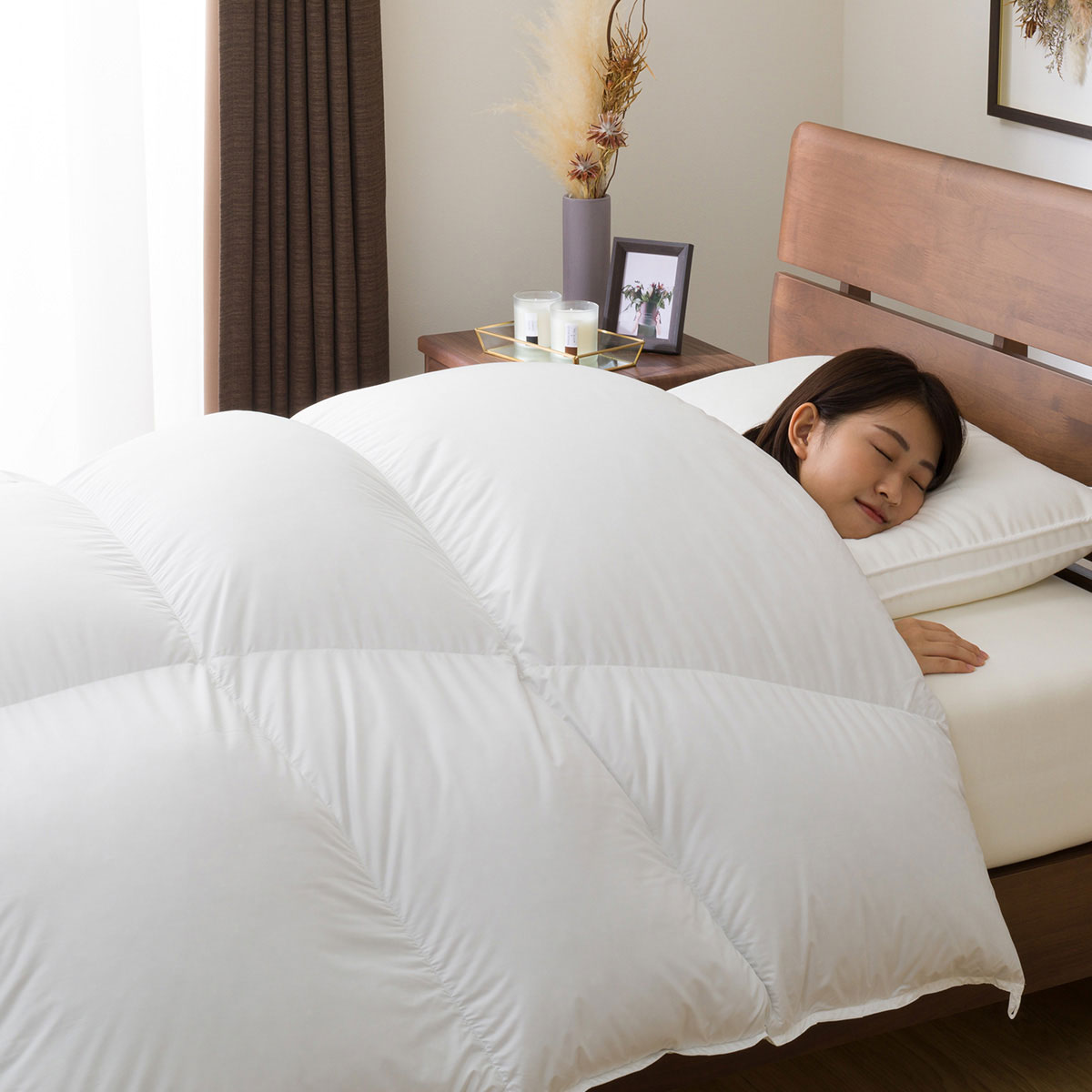 羽毛掛け布団　セミダブル (ULG-3 n SD)  【・玄関先迄納品】 【1年保証】