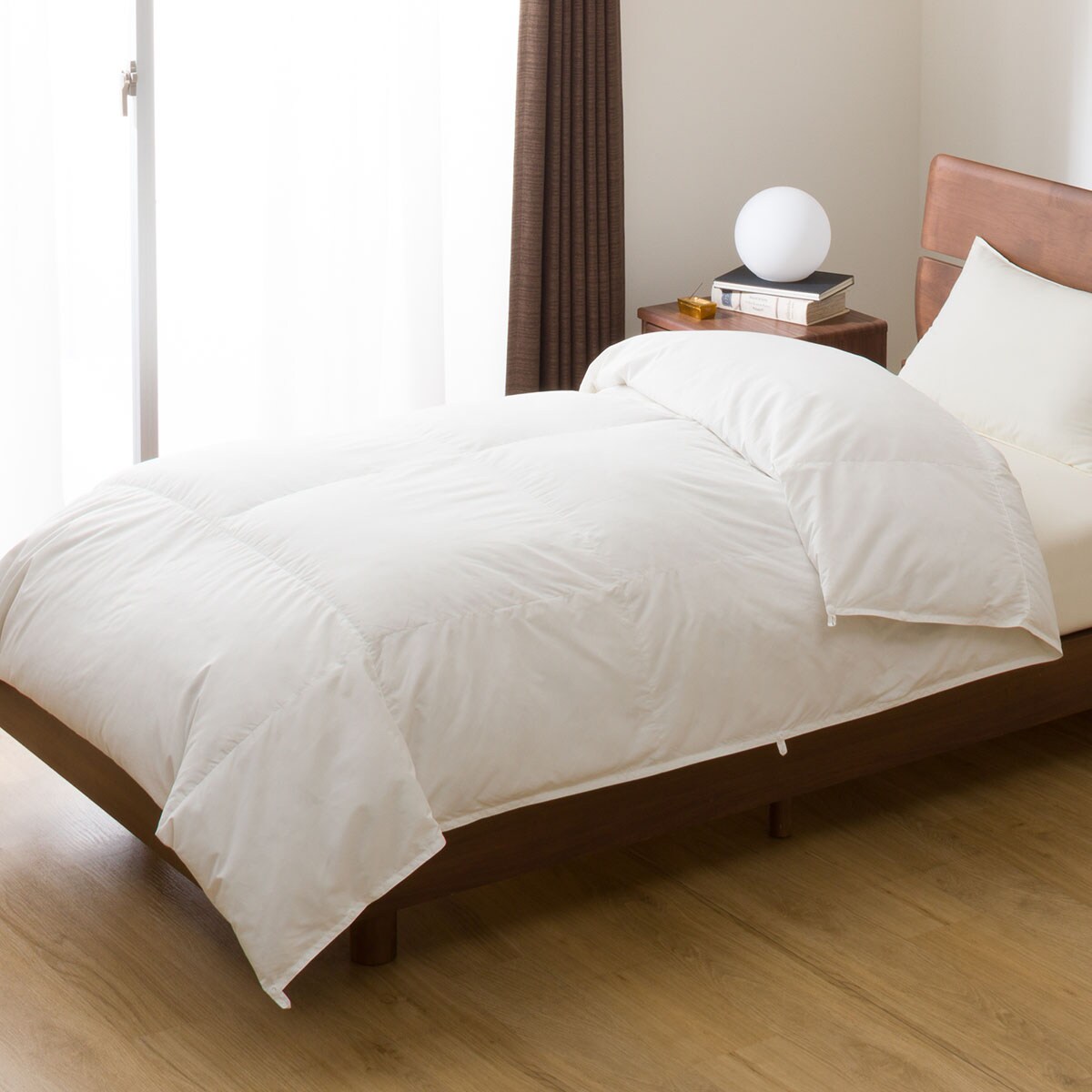 2枚合わせ羽毛掛け布団　クイーン(NTR-2 K2324 Q)