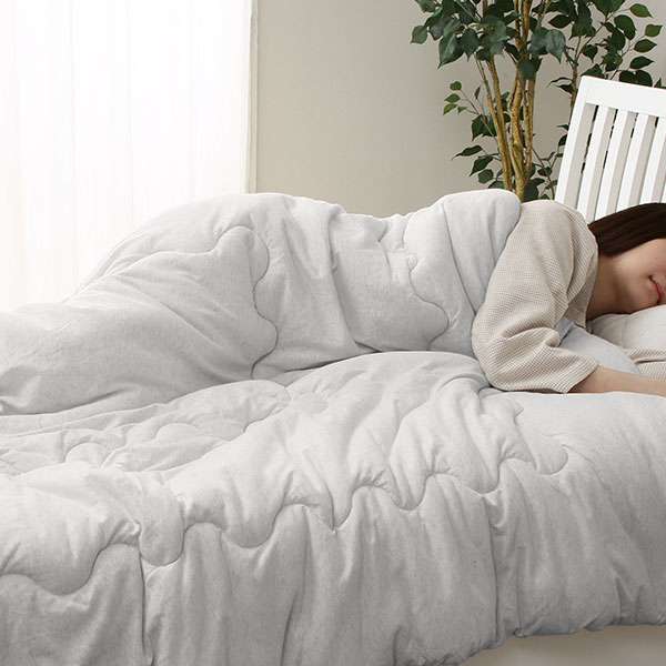 肌ふとん　シングル(ナチュラルコットンV GY S)   【1年保証】