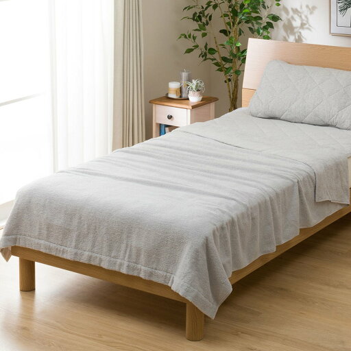 ニトリのタオルケット シングル(ボリュームコットン i GY S)   【1年保証】(布団・寝具)