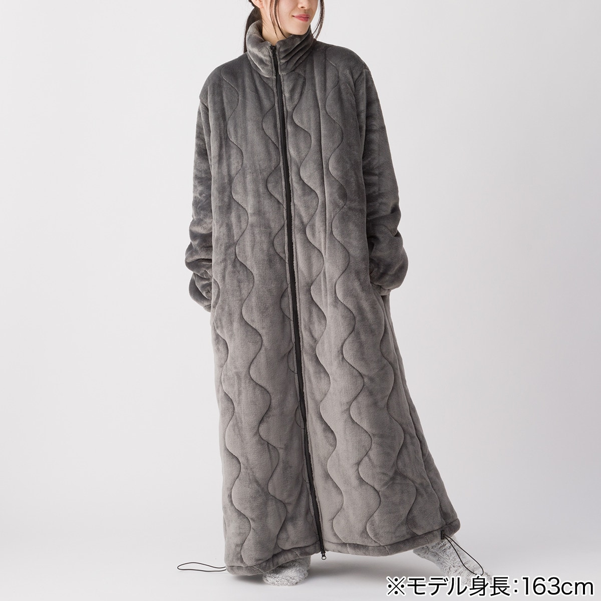 中綿入り着る毛布 ロング丈 (NウォームWSP M) 【1年保証 中綿入り着る毛布 ロング丈 (NウォームWSP M) 【1年保証