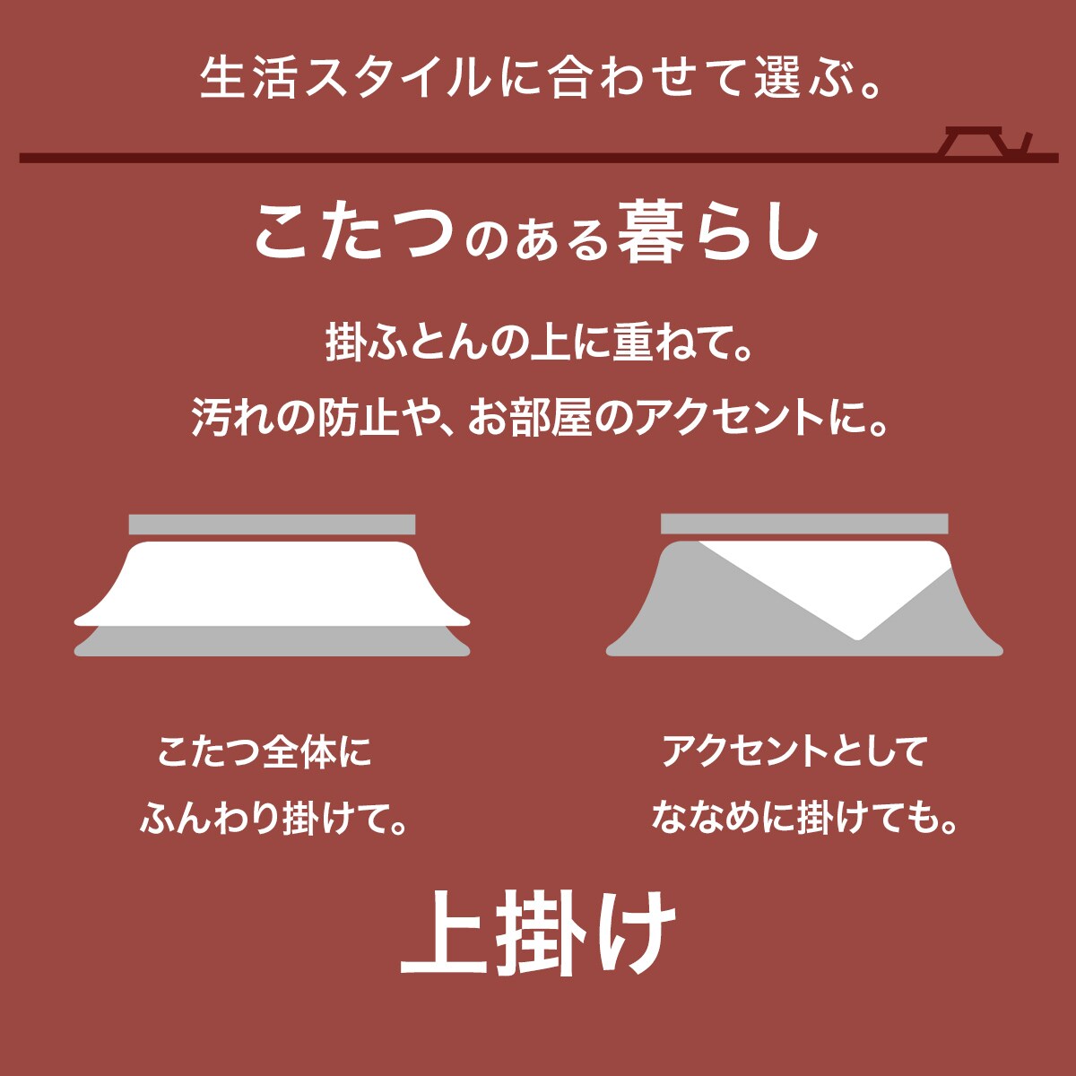こたつ上掛け 大判 (HO2204 BE) ニトリ 【玄関先迄納品】 【1年保証】 〔合計金額11000円以上送料無料対象商品〕 [2]