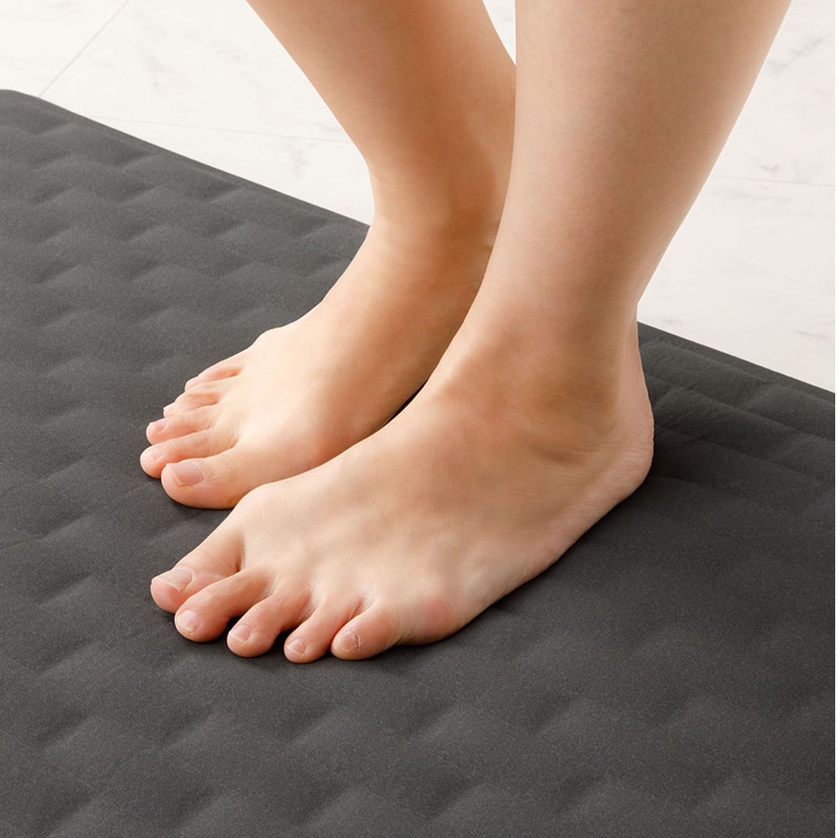 珪藻土入りやわらかバスマット (ソフトカイテキ GY UM06)　幅29×奥行39cm 幅38×奥行59cm 幅47×奥行80cm