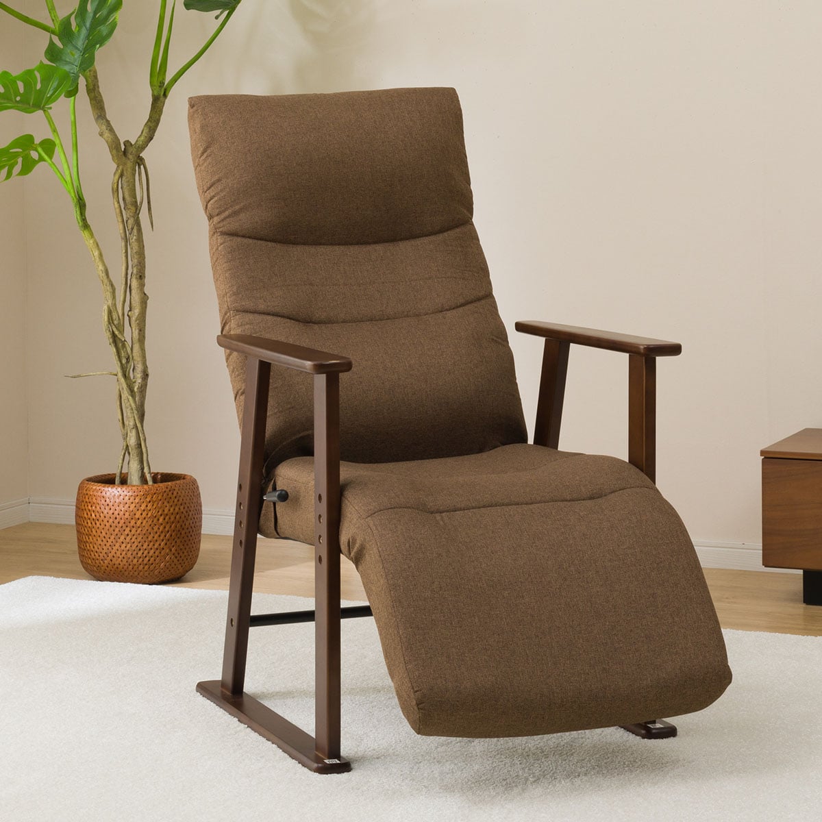 ニトリの[幅61cm] 3段調整高座椅子(JC-E01)   【1年保証】(チェア・椅子)