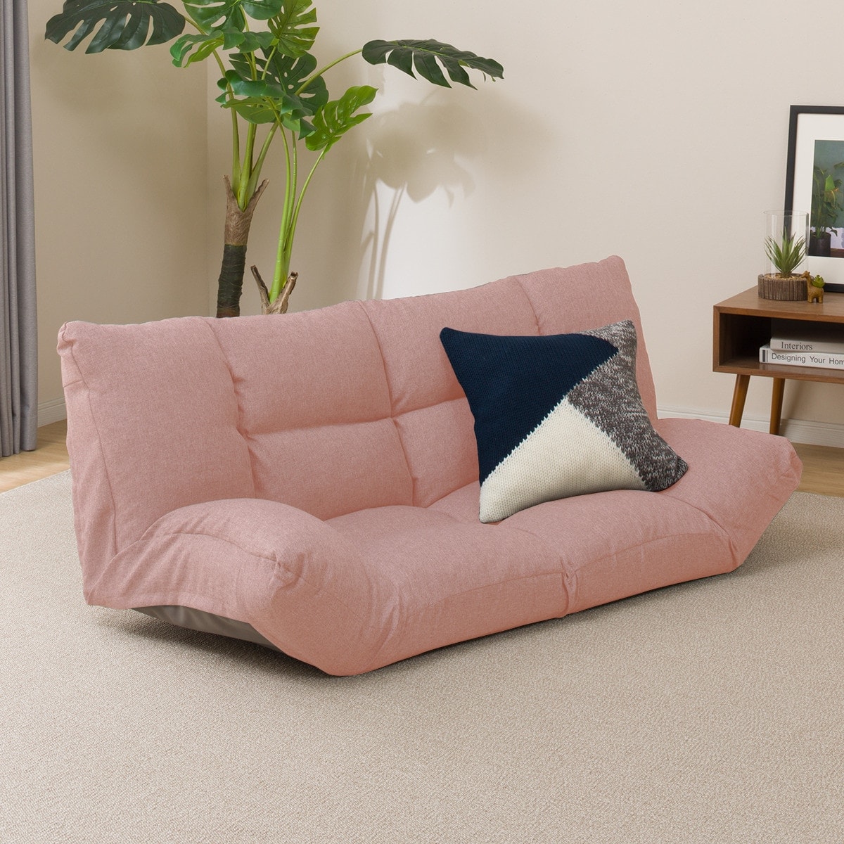 形が自在に変えられるカジュアルソファ(ツバサ3 GRO) ニトリ 【玄関先迄納品】 【1年保証】のサムネイル