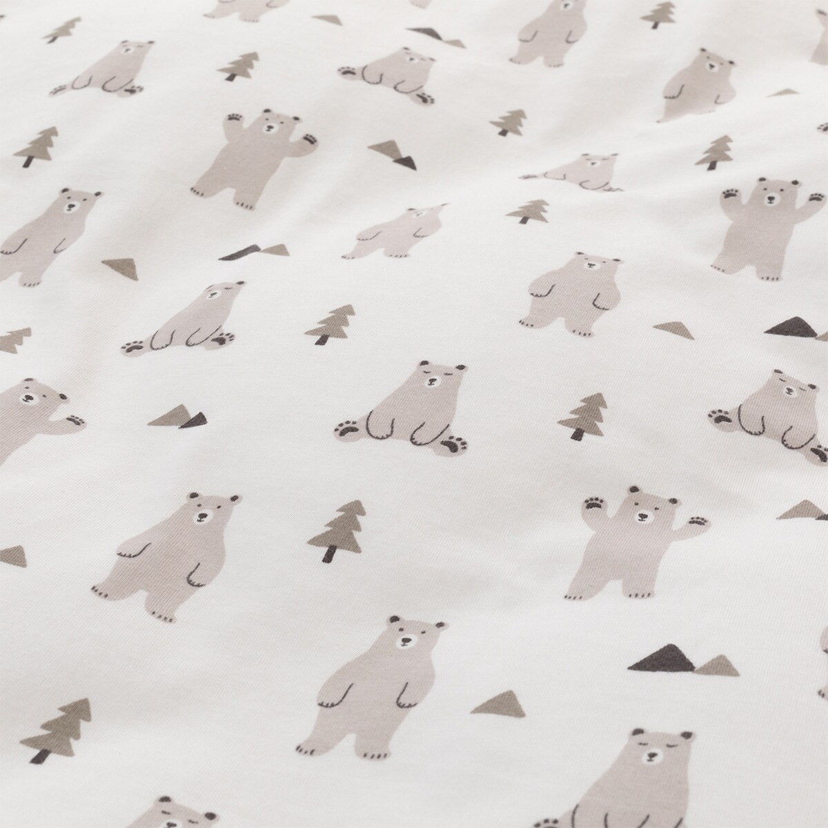 ベビー用掛けふとんカバー(クマ) 掛布団カバー 掛けふとんカバー 掛ふとんカバー