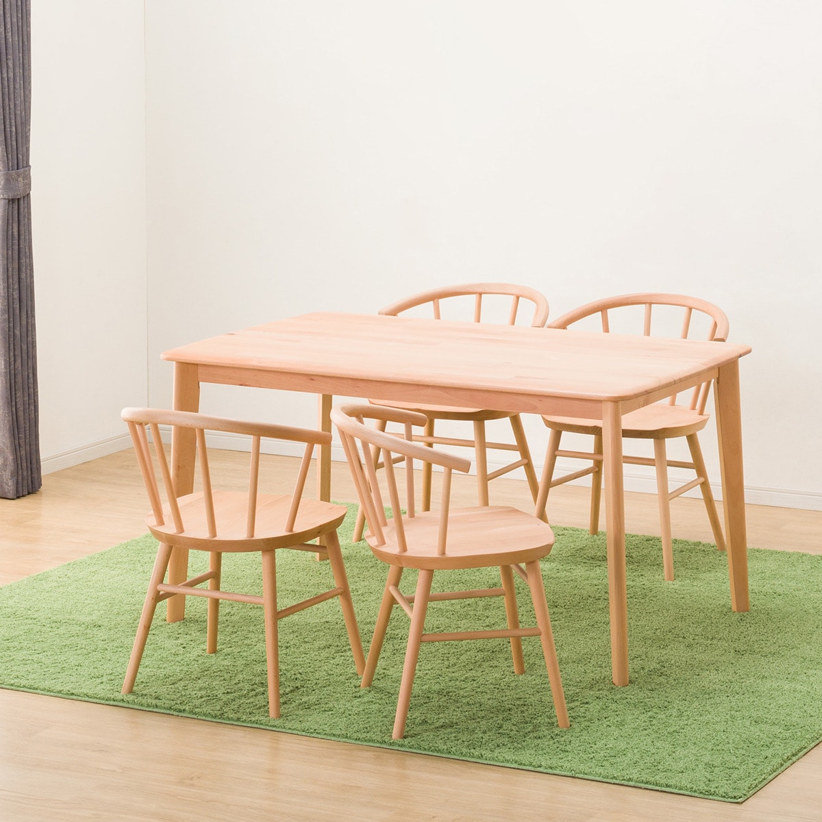 ダイニングテーブル5点セット (NコレクションT-01 135 NA/C-53 NA)  【配送員設置商品】 【5年保証】