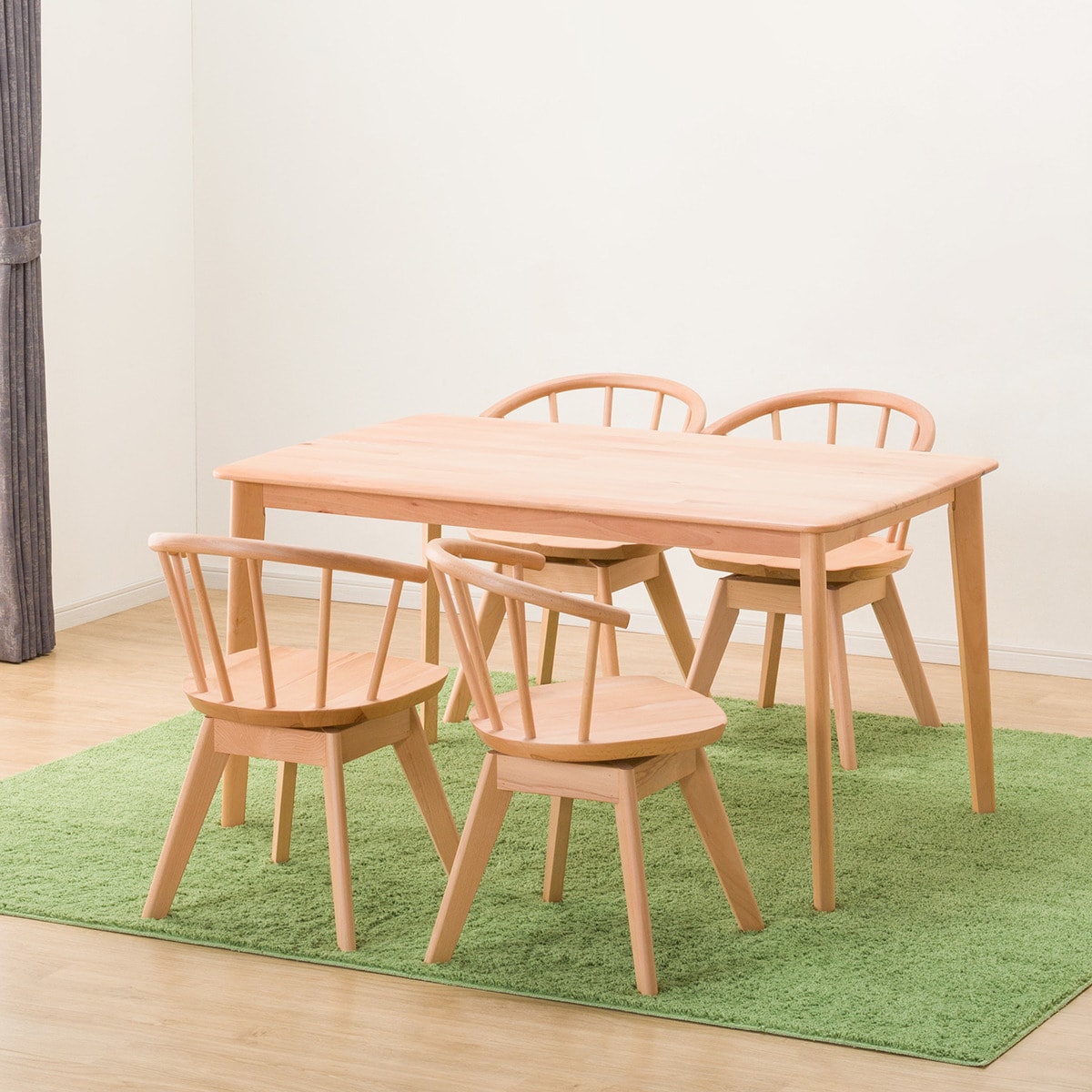 ダイニングテーブル5点セット (NコレクションT-01 135 NA/C-53S NA)  【配送員設置商品】 【5年保証】