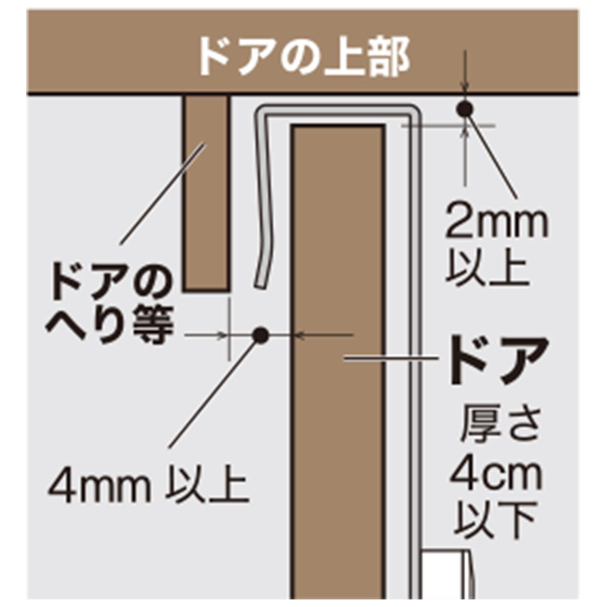 ドア掛けミラー ニューソレイユ35120 【玄関先迄納品】 ニトリ