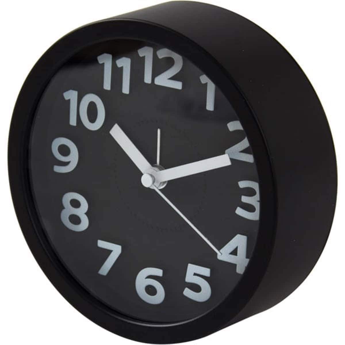ニトリの置き時計(FX-036BK)   【1年保証】(インテリア雑貨)