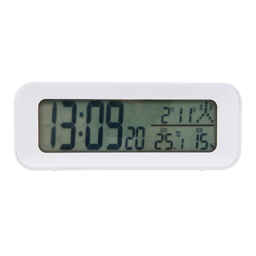 電波デジタル時計 ファシル (WH)   【1年保証】  【期間限定お試し価格：11/17〜12/31まで】