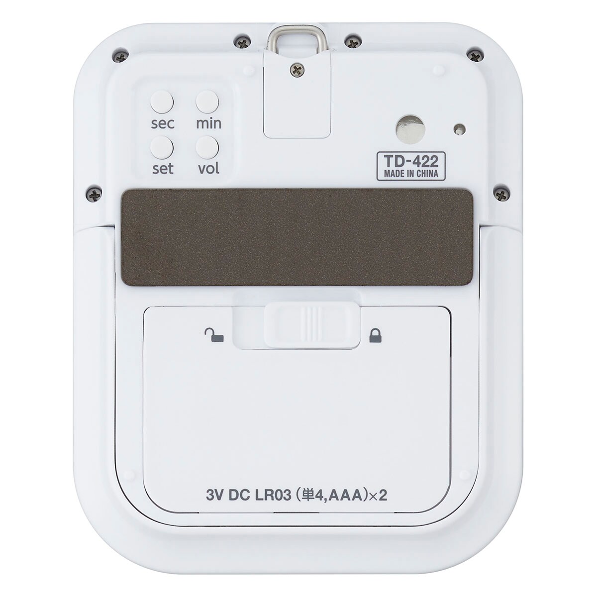 洗える非接触タイマー (TD-422 ホワイト)