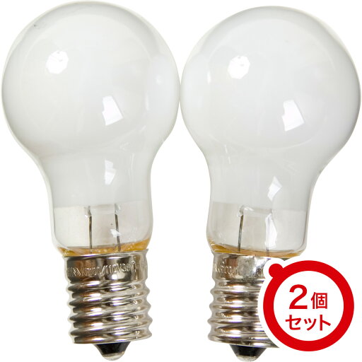 ニトリのミニクリプトン球 60W ホワイト(KR100/110V54WW/2P)2個セット(ライト・照明)