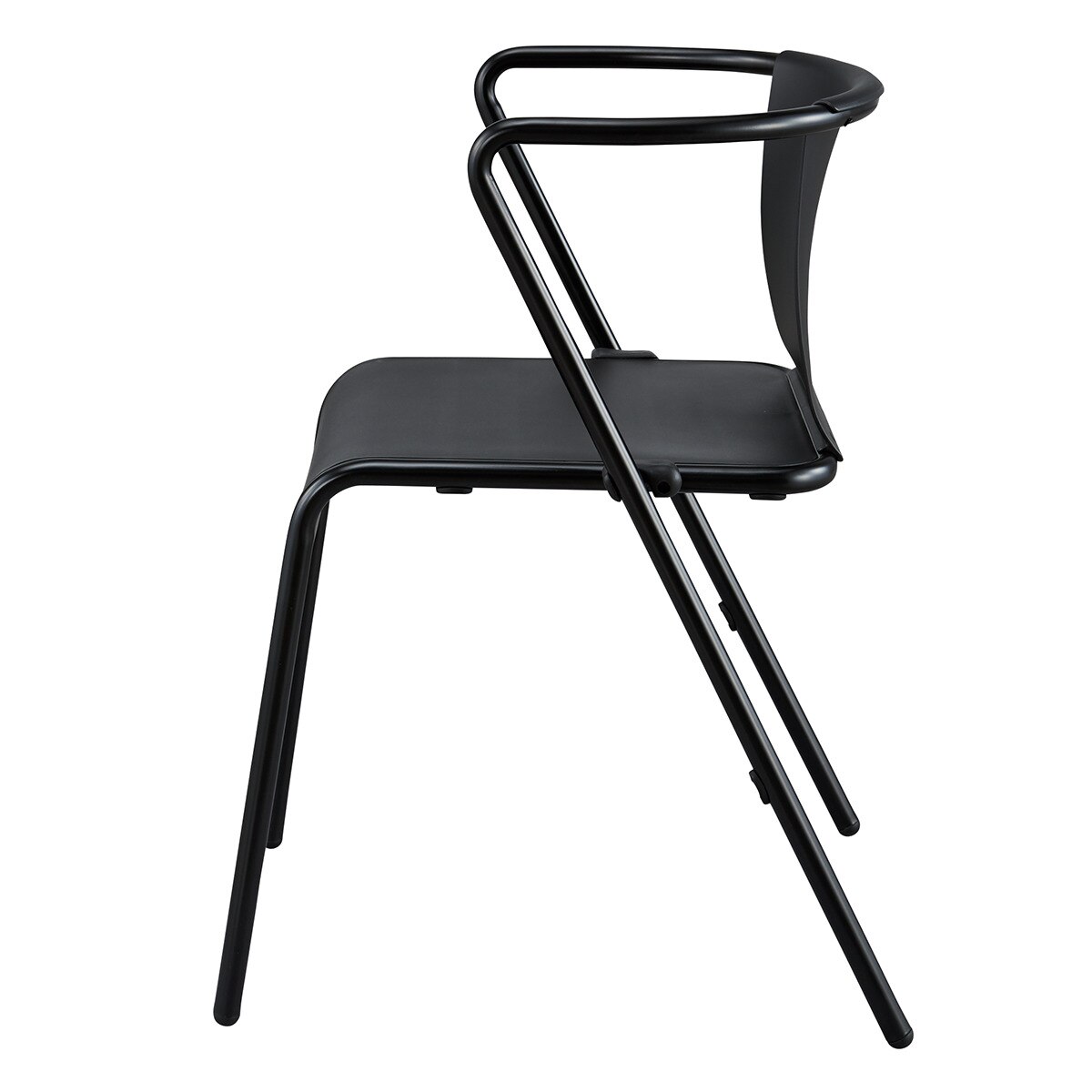 ミーティングチェア(樹脂座面 PIC2 BK/BK)