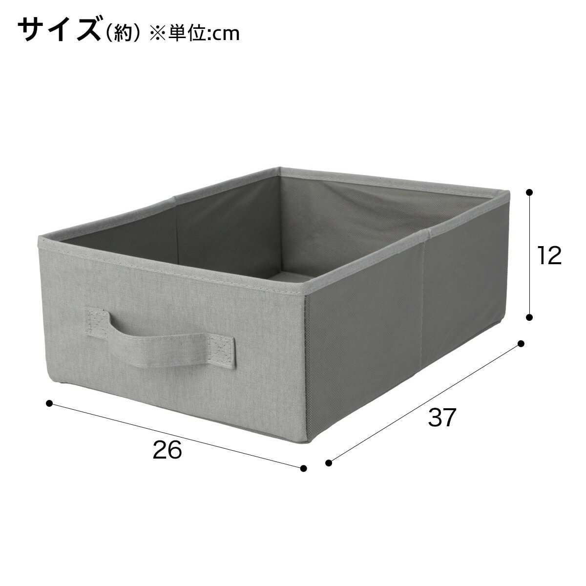 収納ボックス 横型ハーフ RT01