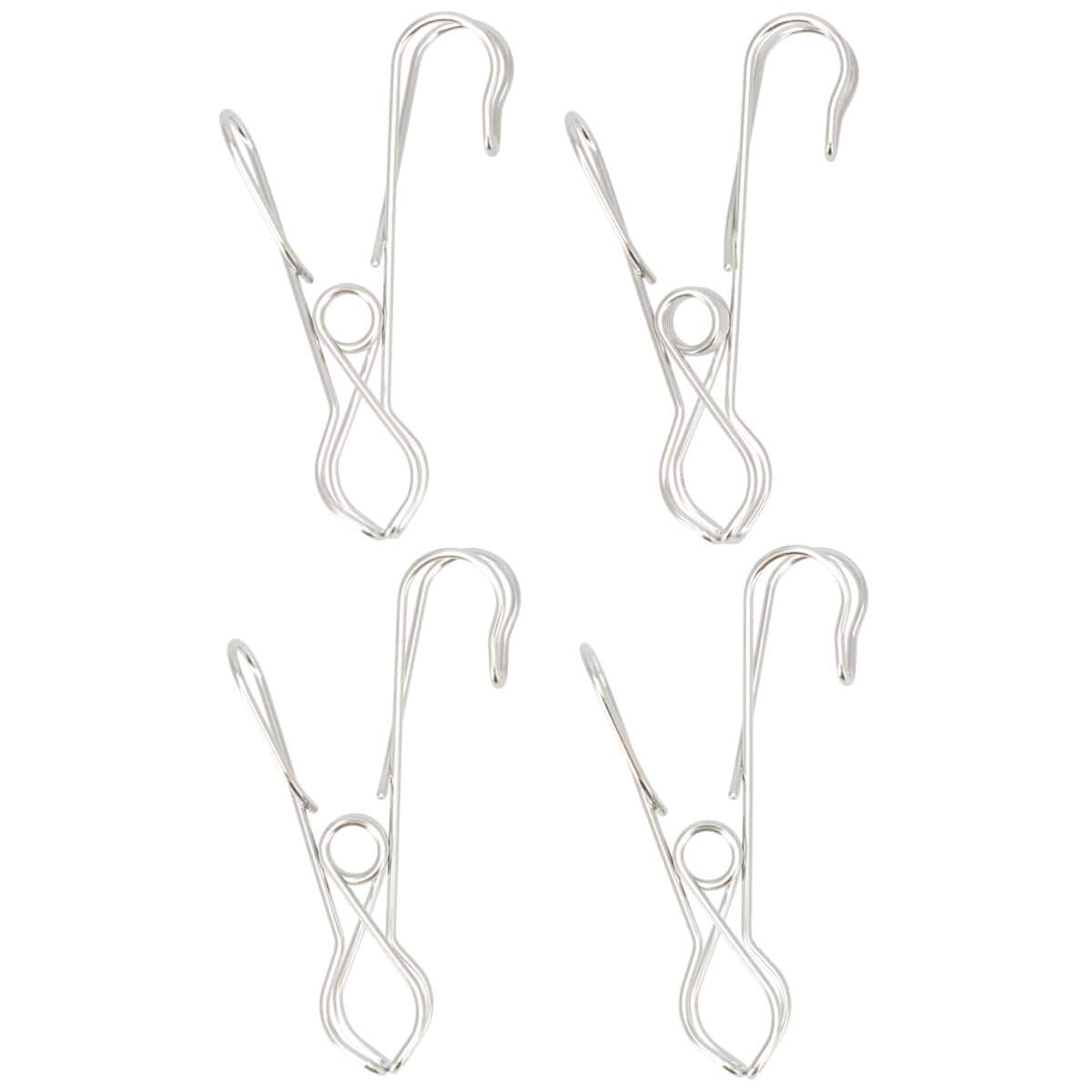 ステンレスフック付きピンチ 4個入り【玄関先迄納品】 ニトリ