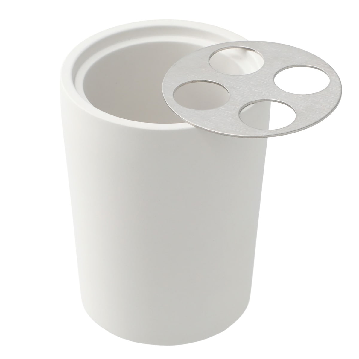 吸水多孔質セラミックス歯ブラシスタンド (4本用 円型 HT1606) 【玄関先迄納品】 ...