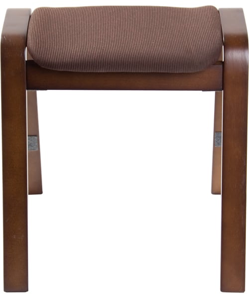 [幅44cm] 木製スツール (リューク DBR) 木製イス コンパクト  【1年保証】  【期間限定価格：12/14〜1/17まで】