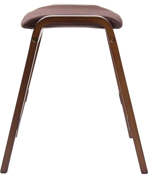 [幅44cm] 木製スツール (リューク DBR) 木製イス コンパクト  【1年保証】  【期間限定価格：12/14〜1/17まで】