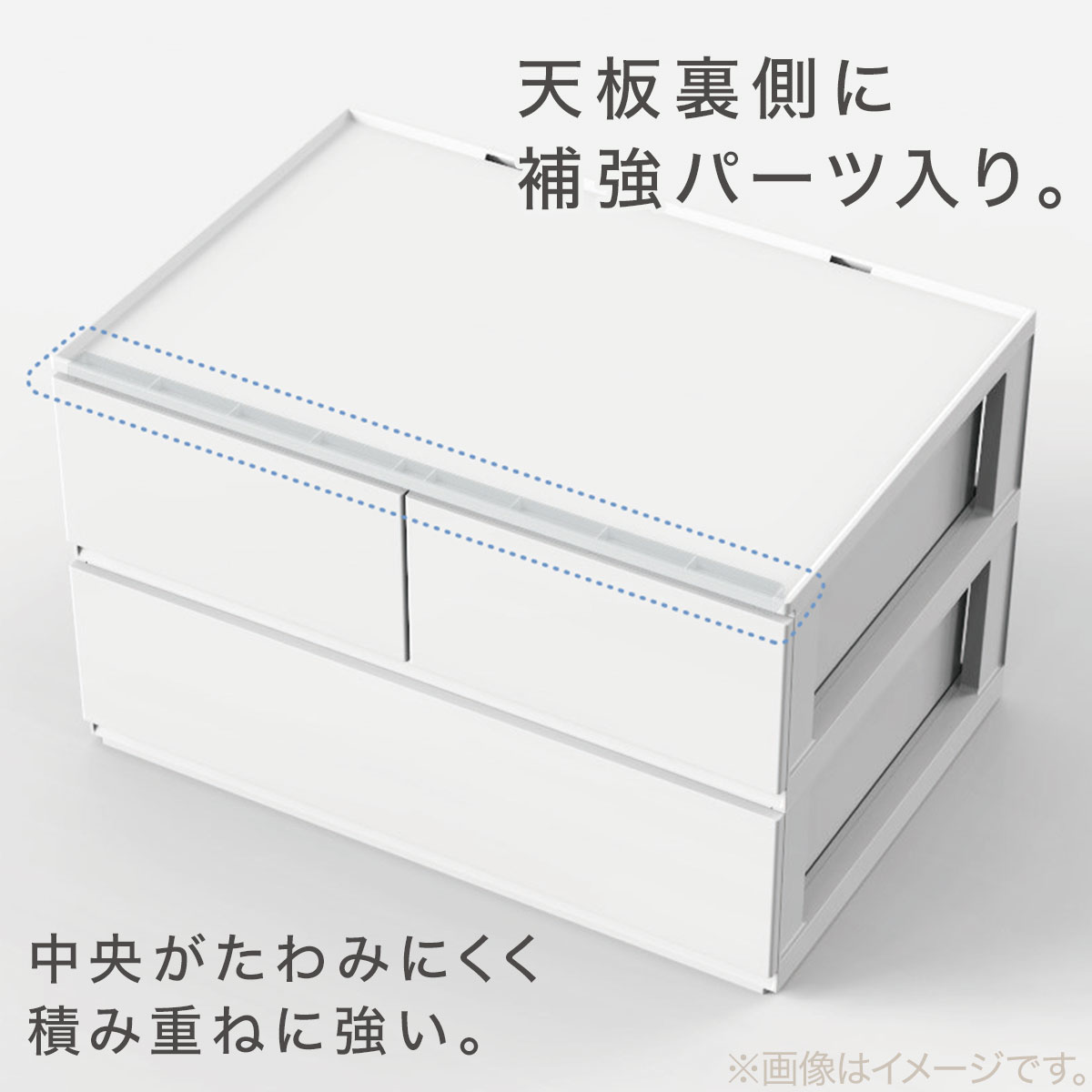 【期間限定価格：08/10〜09/05】 [幅19.2cm]引出し Nインボックス たて型ハーフ 3段 ホワイト ニトリ 【玄関先迄納品】 【1年保証】 〔合計金額11000円以上送料無料対象商品〕