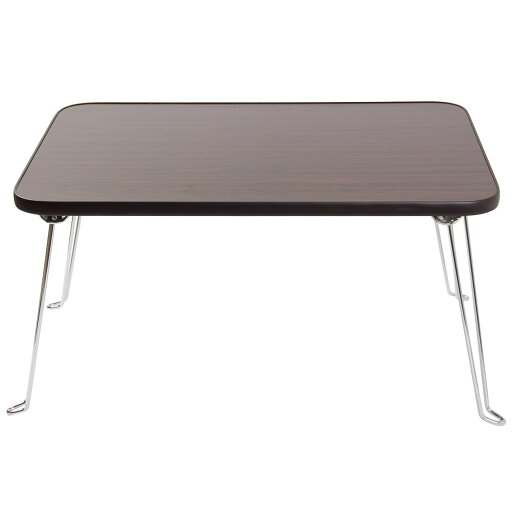 [幅65cm] 折りたたみテーブル(ナノモクメ 6045 DBR)   【1年保証】  【期間限定お試し価格：11/17〜12/31まで】