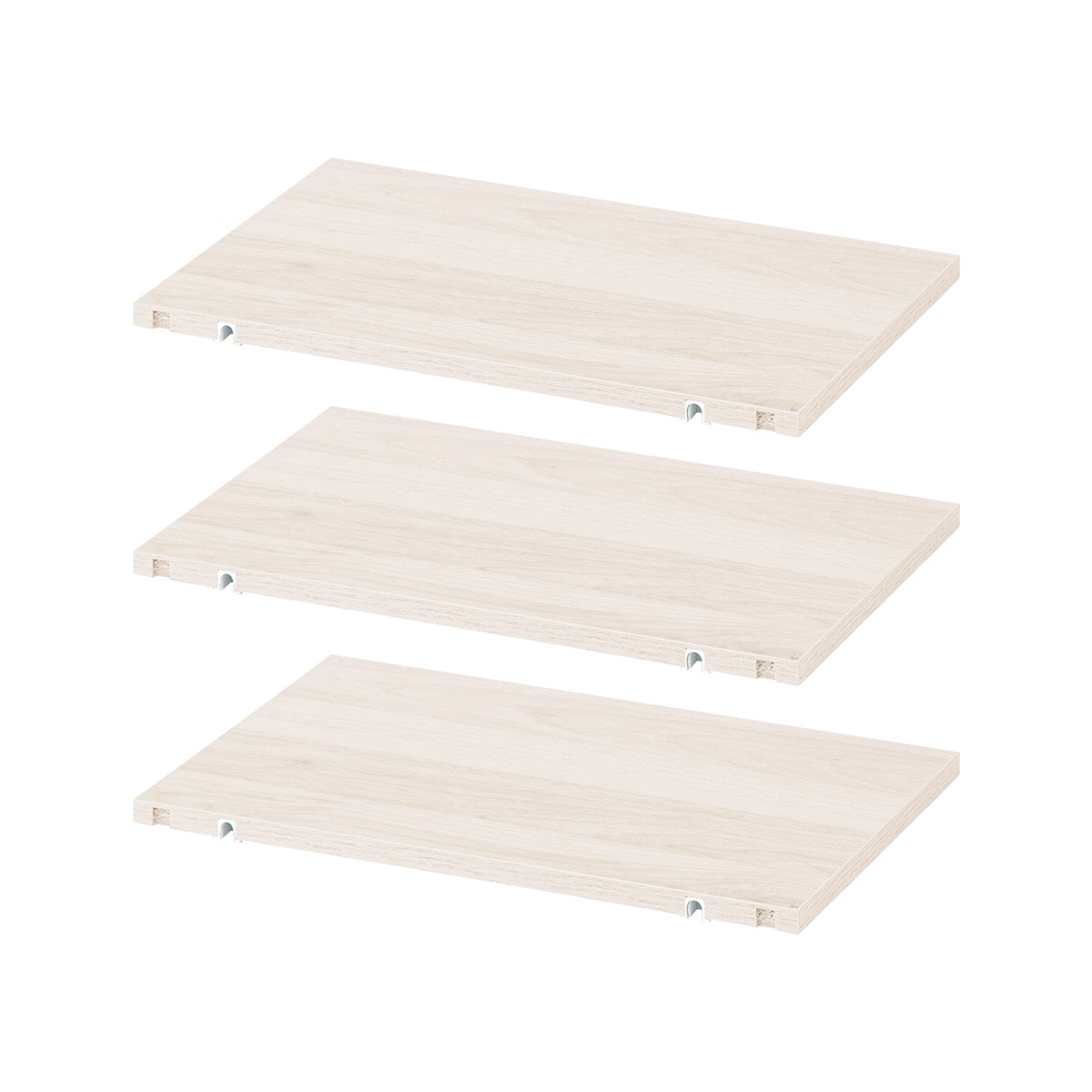 ニトリのシェルフMSシリーズ用 棚板(3枚セット ホワイトウォッシュ)   【1年保証】(リビング収納)