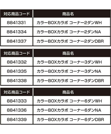 カラーボックスカラボ 追加棚板　コーナー 2枚セット(DBR) ニトリ  【1年保証】