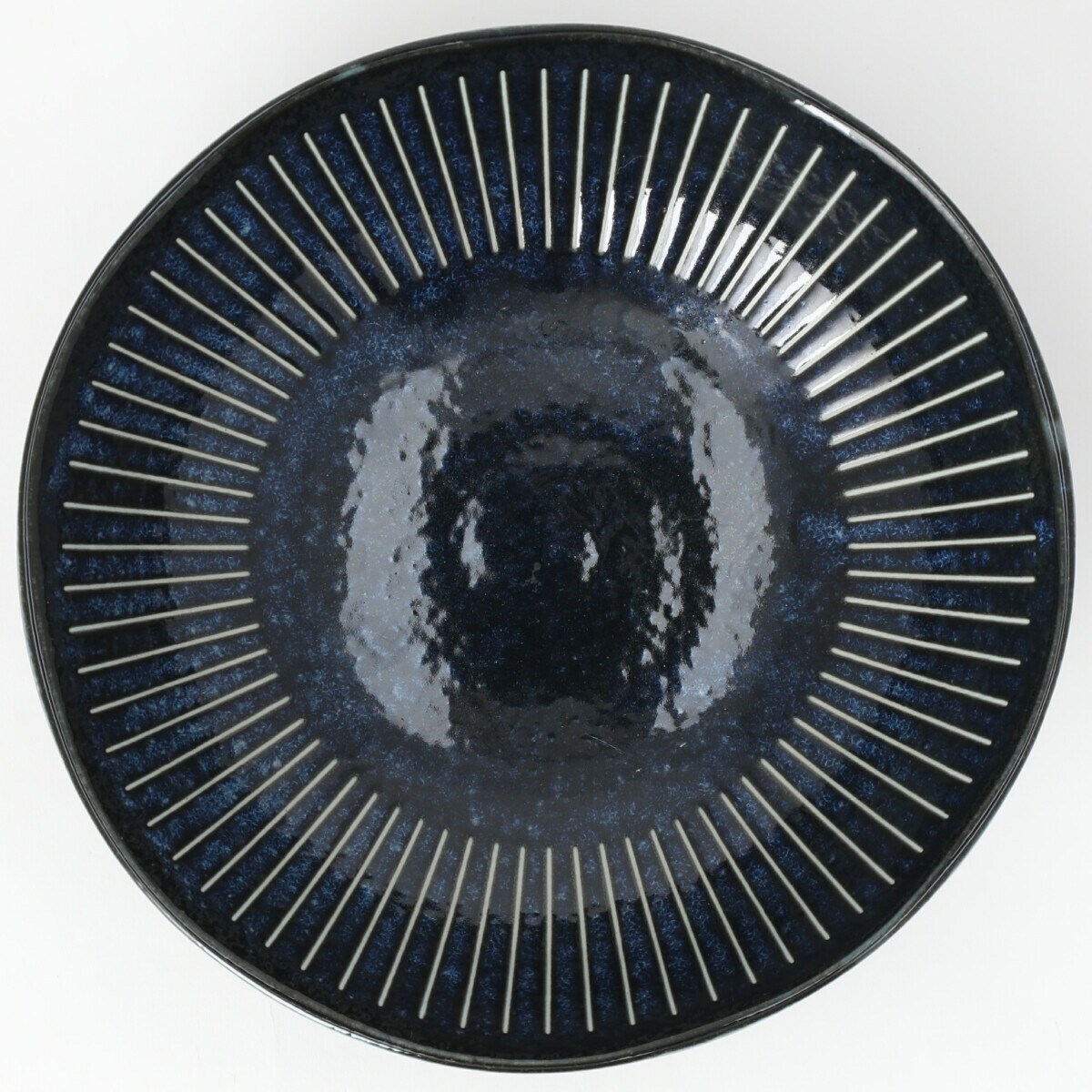 16.5cm軽量取鉢(撥水十草) ネイビー グレー