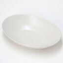 超軽量楕円皿　カル：エクレ　ホワイト(25x17cm) 軽量 食器 おしゃれ シ