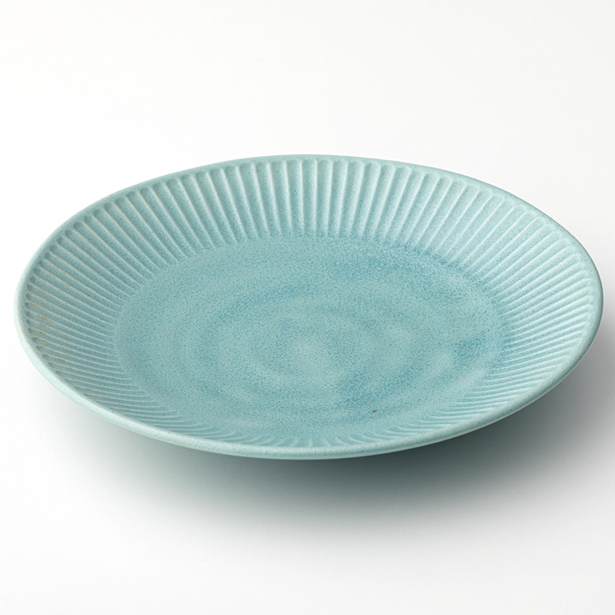 ニトリの超軽量丸皿　カル：エクレSG 18cm(ターコイズブルー)(キッチン)