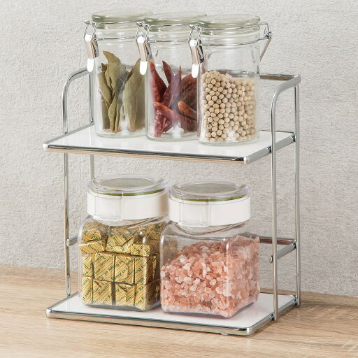 ニトリの調味料ラック RAW W200(2段)    【期間限定お試し価格:11/17〜12/31まで】(キッチン)