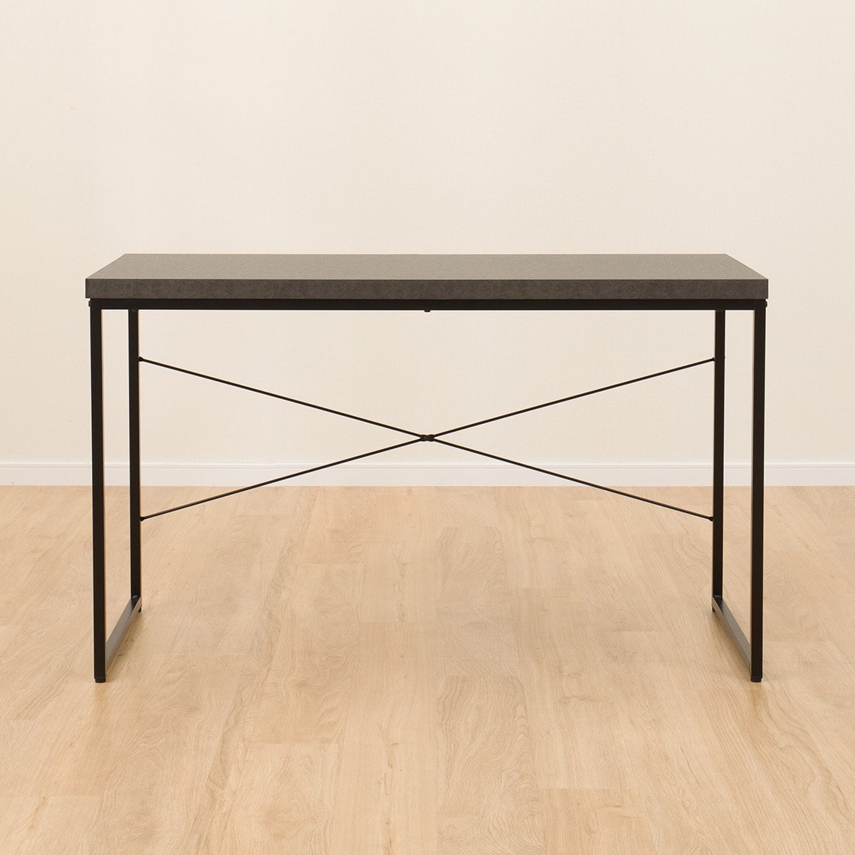 デスクセット(ステインSN01 120 DGY/OC109 レッグタイプ GY)