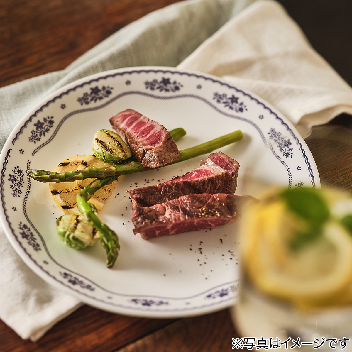 コレール 中皿・深皿・小ボウル 3個セット(フレンチドイリー)