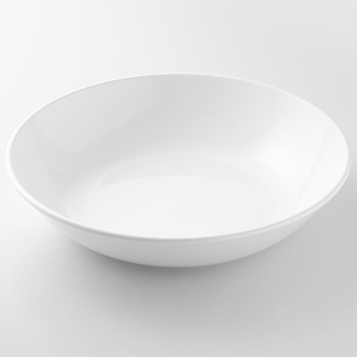 ニトリの24cm深皿(DELI ホワイト)   【1年保証】(キッチン)