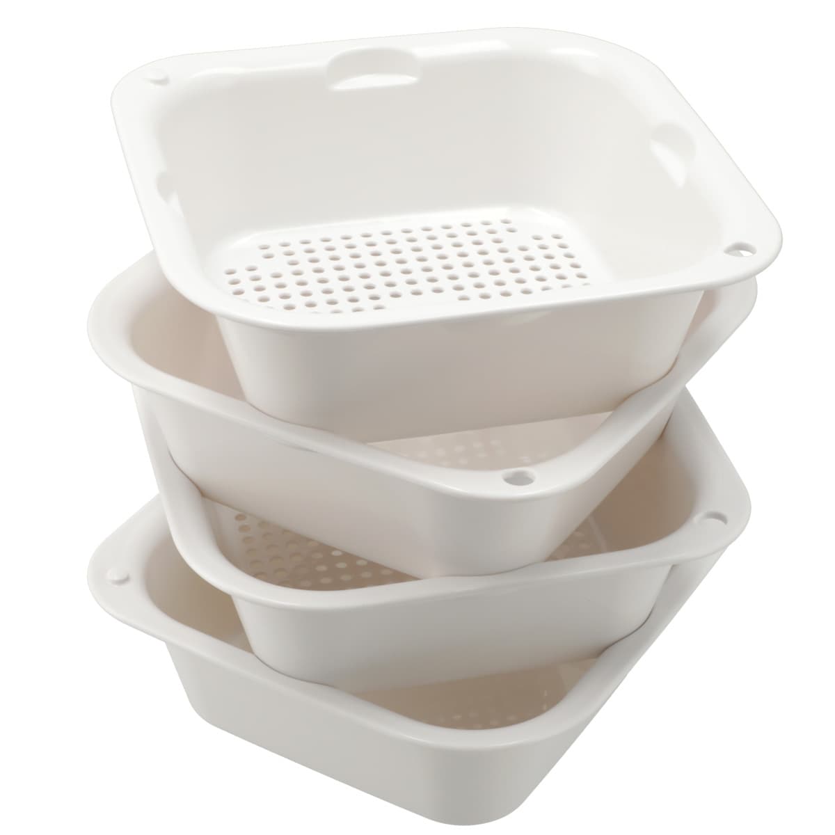 積み重ねて使えるザルバットセット