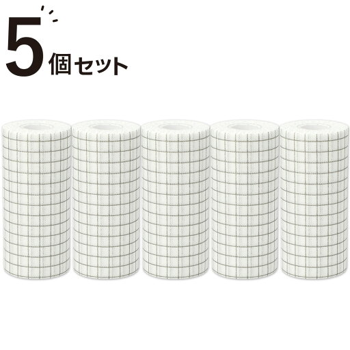 抗菌 カット式台ふきん 5個セット(グレー 42カット×5 )