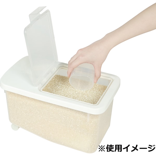 密閉式米びつ　6Kg (ミッペイシキコメビツ6kg) ニトリ 【玄関先迄納品】