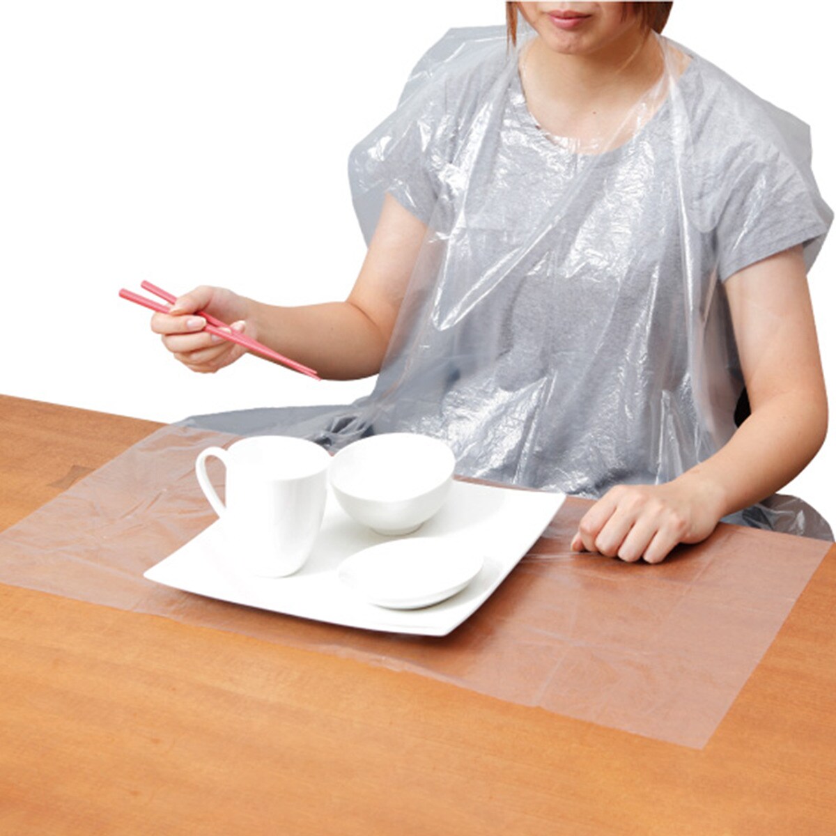 らくらく食事用エプロン 50枚入