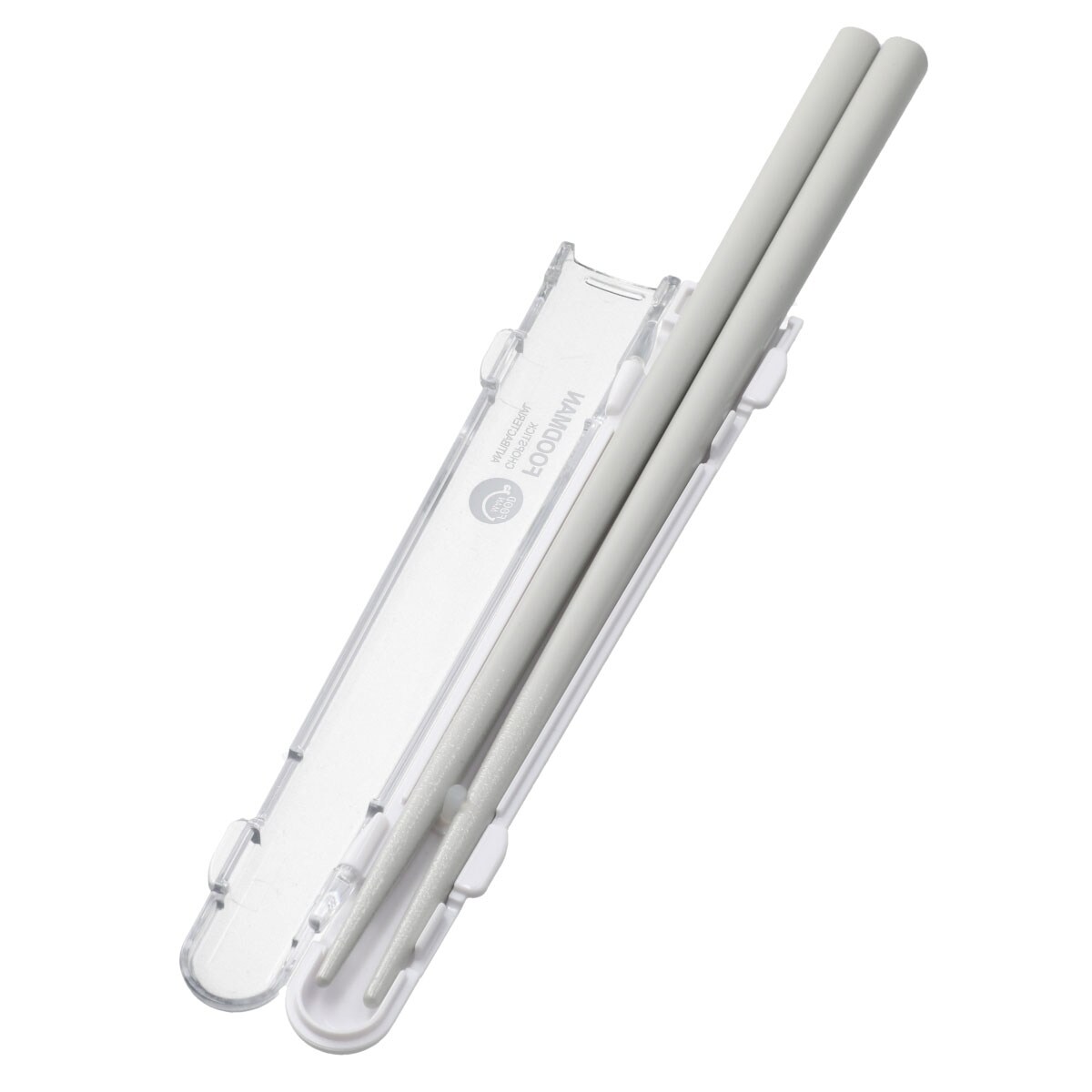 箸 抗菌フードマン(20.5cm ライトグレー)