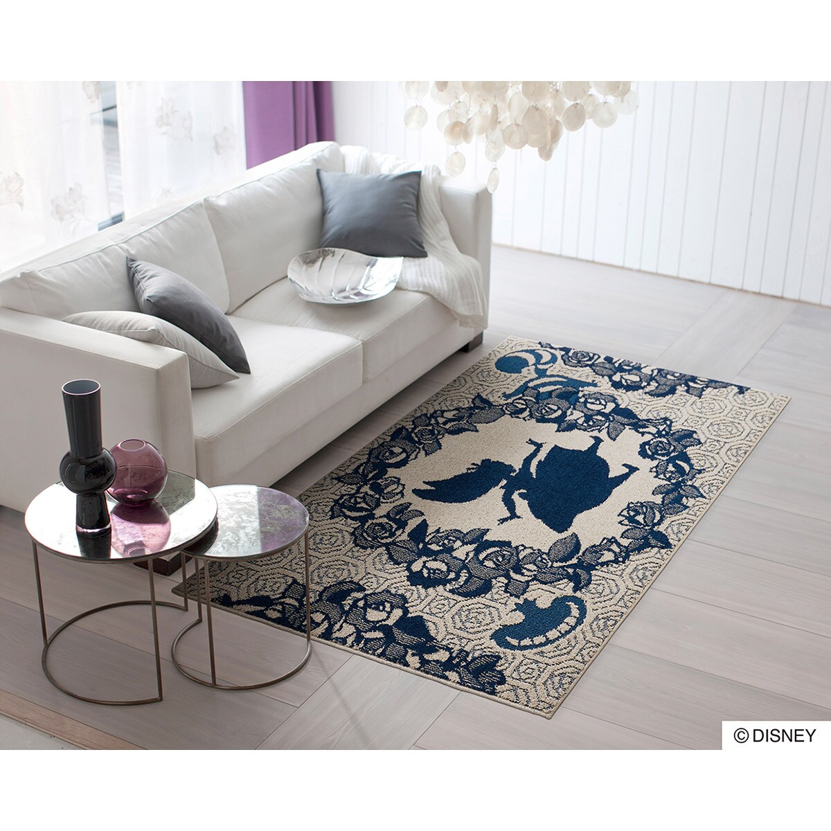 ディズニーラグ Alice/Rose bouquet NV【メーカー直送・】