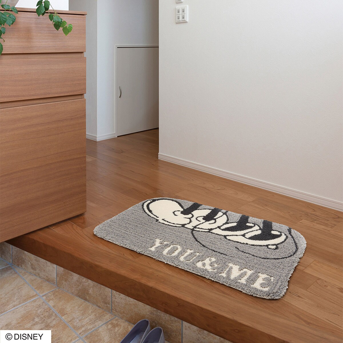 ディズニーマット Mickey/YOU&ME GY【メーカー直送・】