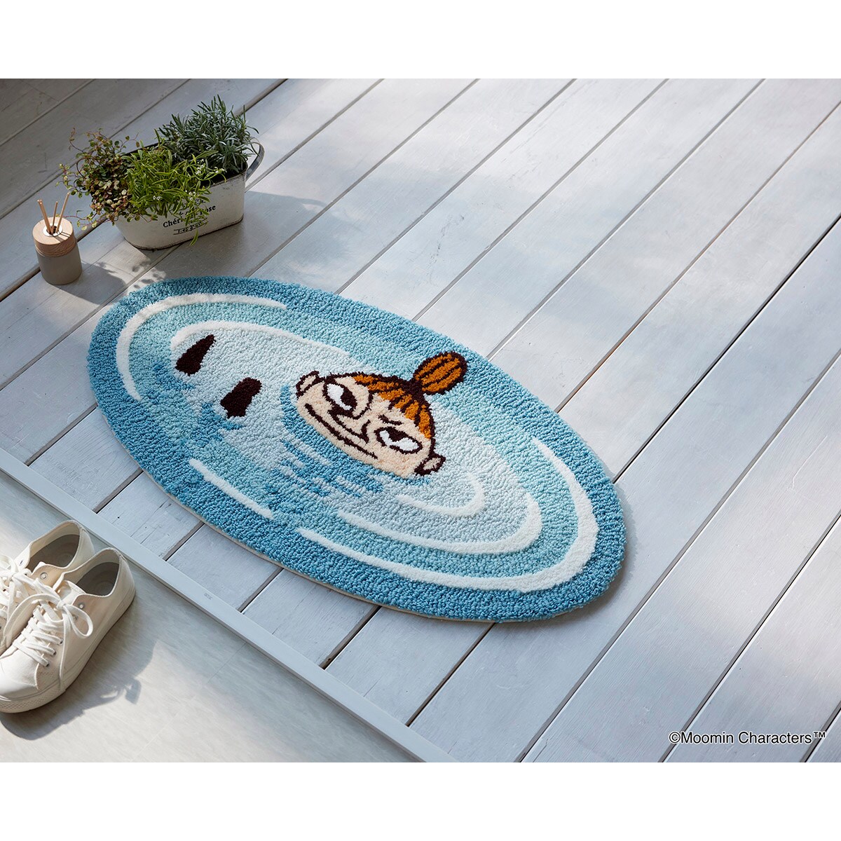 ムーミンマット プカプカリトルミイ BL【メーカー直送・】