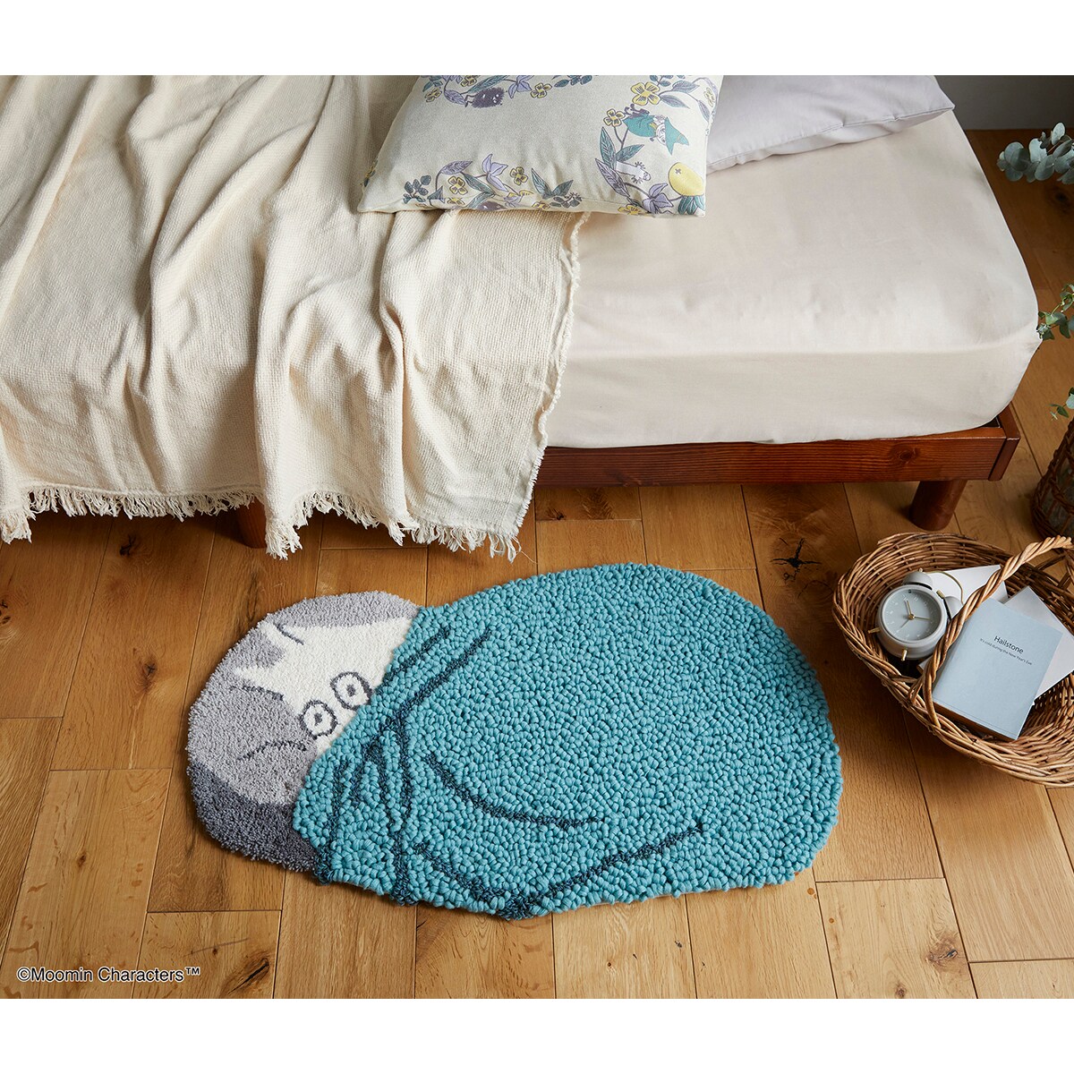 ムーミンマット ネムレナイムーミン BL【メーカー直送・】
