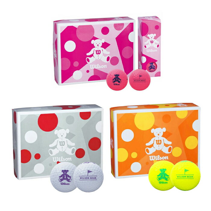 レディース ウィルソンベアー4 ゴルフボール 1ダース 12球入