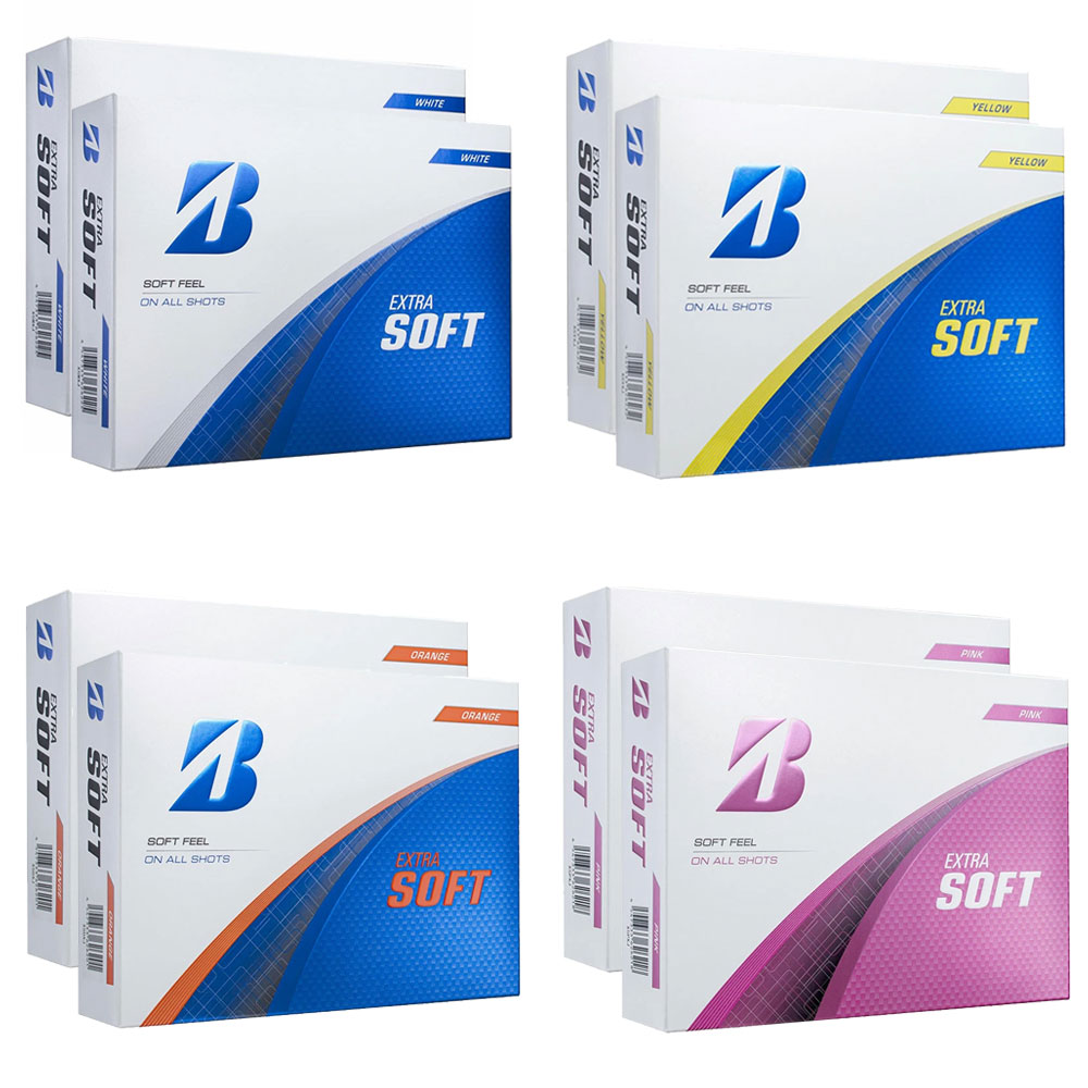 乐天商城 - ブリヂストンゴルフ ゴルフボール EXTRA SOFT 2ダースセット（24球入）2025年新製品 BRIDGESTONE GOLF アイオノマーカバー ディスタンス系