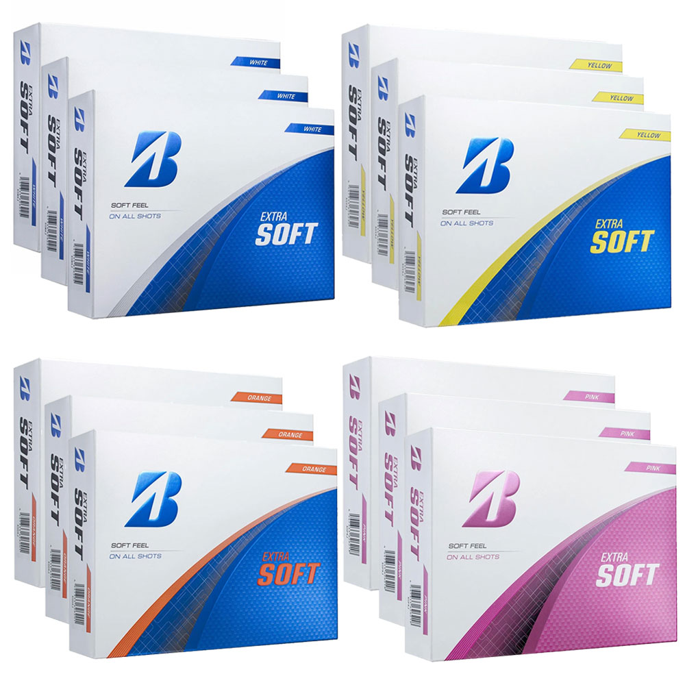 乐天商城 - ブリヂストンゴルフ ゴルフボール EXTRA SOFT 3ダースセット（36球入）2025年新製品 BRIDGESTONE GOLF アイオノマーカバー ディスタンス系